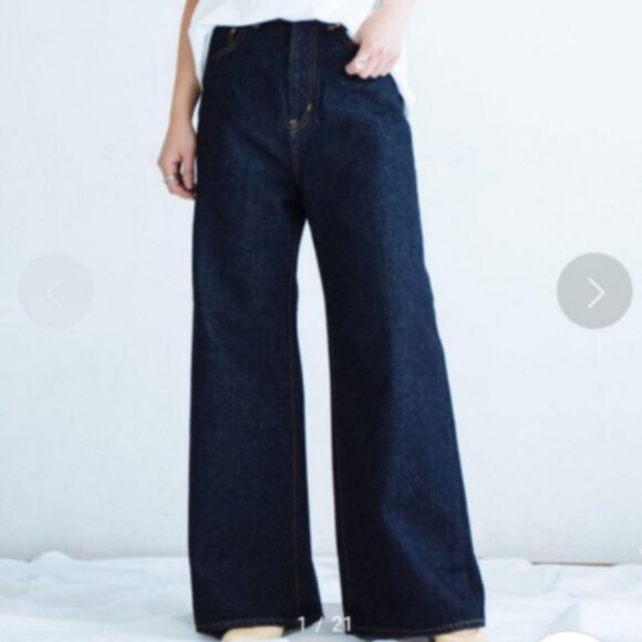 NWOT Japanese Wide-leg Jeans by Johnbull - Picture 1 of 8